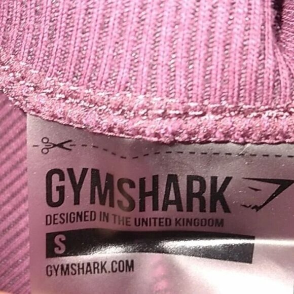 Gymshark Slounge Purple Ribbed Leggings - Picture 5 of 8